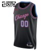 Camiseta Niños NBA Chicago Bulls Personalizadas 2025-26 Nike City Edition Negro Swingman